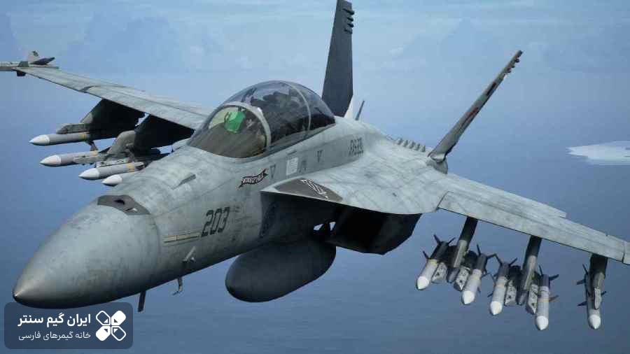 یکی از نقاط قوت Ace Combat 8 طراحی آسمان و شرایط جوی آن است